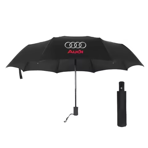 Car LOGO Umbrella For Auto Anti-UV Windproof Accessories for Audi SLINE A3 A4 B8 B7 A6 C6 C5 C7 A5 Q