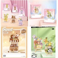 限時特價 原裝正版 (香港行貨)LOZ diamond block mini lego toys 可愛 益智 扭蛋機系列 菠蘿雪冰1677/ 黑糖波波1678/ 甜甜芋見 1679/花型畫架系列 夏日