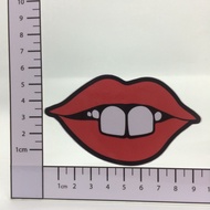 B38 Mouth and Teeth Sticker
