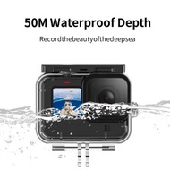 50M Waterproof Case Underwater Diving Housing case for GoPro Hero 10 / Hero9/ Hero11  Black