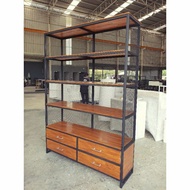 99HomeStore ชั้นวางของสไลต์ loft 40*150*210 As the Picture One