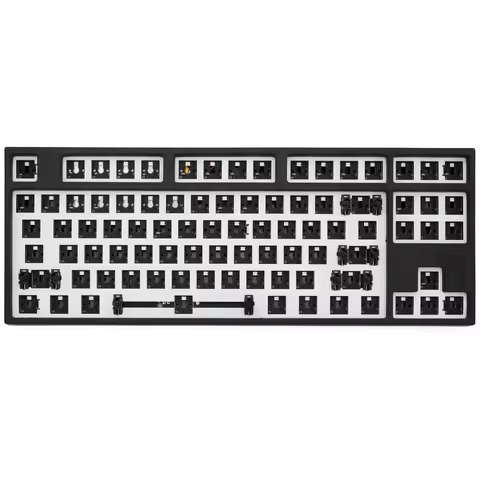 MKB87 87 key dual mode bluetooth Mechanical Keyboard kit 80% TKL hot swappable switch lighting effec