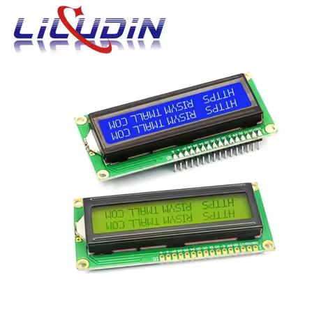 LCD1602 1602 LCD Module Blue / Yellow Green Screen 16x2 Character LCD Display PCF8574T PCF8574 IIC I