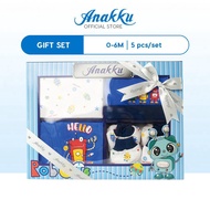 Anakku [0-6M] Newborn Baby Boy Robot Gift Set Hadiah Bayi Lelaki [5pcs/set] 120298-1