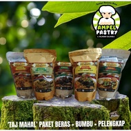 Taj MAHAL "Complete Package of Basmati Rice 1/2 Kg + Seasonings" Briyani, Bukhori, Kabsah, Kebuli & 
