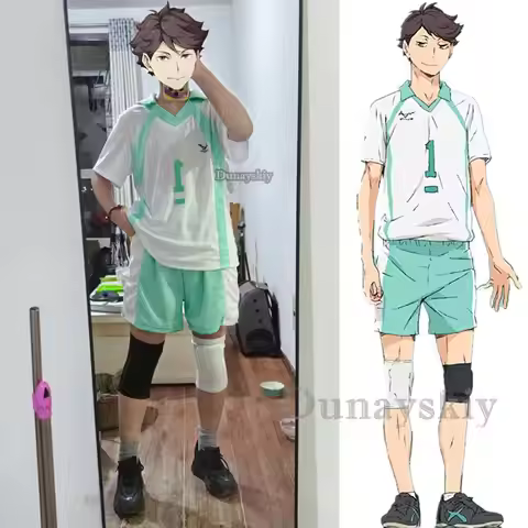 Tobio Kageyama Koushi Sugawara Oikawa Tooru Cosplay Costume Uniform Jersey New Party Gift Cos Set Fo