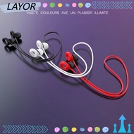 LAYORSG Earplug Lanyard, Travel Double ring Earplugs Cord Silicone Loop,  Anti-lost Safety Outdoor C