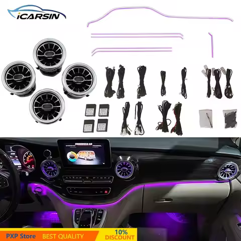 PXP Upgrade 64 Colors W447 Ambient Lighting for Mercedes Benz V Class 2016 to 2023 W447 Interior Lig