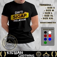 T-shirt Dikti Sigap Serves Distro T-shirt Logo