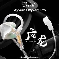 Kinera Celest WYVERN WYVERNPRO HIFI หูฟังชนิดใส่ในหูพร้อมไดรเวอร์ไมโครโฟนไดนามิก0.78มม. สายเคเบิลที่