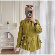 KEMEJA Anara TOP/LINEN Shirt IMPORT