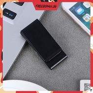 [Freedom01.sg] 4 Fold Bill Wallet Folder Multifunctional Stainless Steel Money Clamp Tools Easy To C