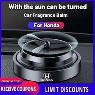 High quality Car perfume Solar Rrotating Aromatherapy Car Interior Ornaments automatic rotation lasting fragrance Car Diffuser Car Dedicated For Honda Civic City CR-V Jazz Accord Odyssey Brio Mobilio Fit HR-V Pilot Shuttle Legend CR-Z CRX Freed Integra S