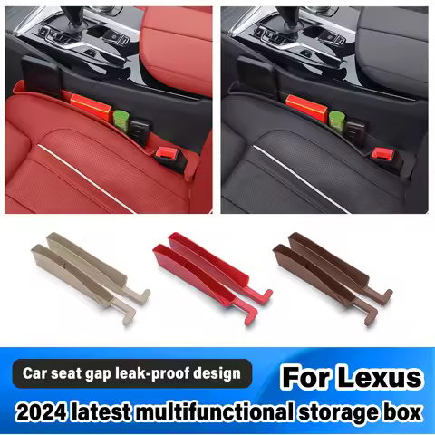 Car Seat Gap Storage Box Leakproof Filler Organizer Interior Accessories For Lexus CT200h RX300 RX33