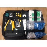Tool Kit Kit Combination Network Pliers Tester Network Through Hole Repair Kit HFHY