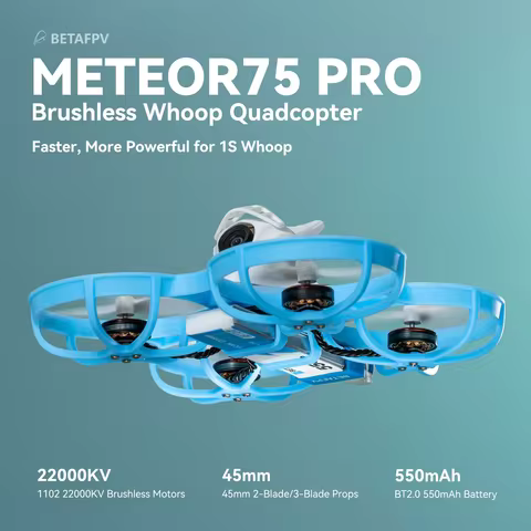 BETAFPV Meteor75 Pro Matrix 1S Brushless Flight Controller Brushless Whoop Quadcopter 2025 1102 2200