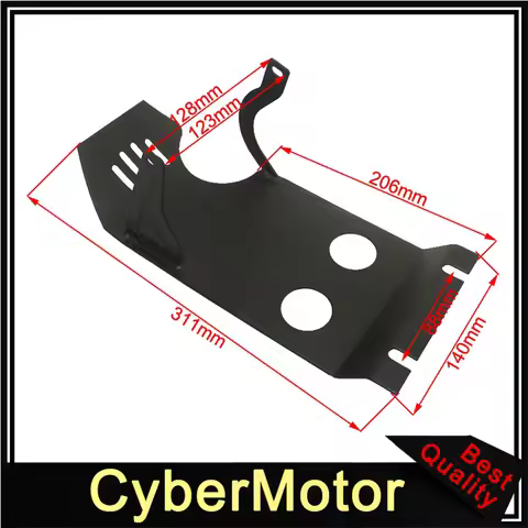 Steel Engine Skid Plate For 190cc 212cc E-Start Zongshen Daytona Motor Pit Dirt Bike Motorcycle