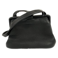 Aeta Shoulder Bag Purse mini leather black Direct from Japan Secondhand