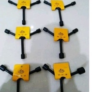 Y-shaped socket wrench 14x17x19 three-prong socket wrench 14x17