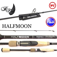 RODFORD Halfmoon Finessizm Ultralight Spinning & Baitcasting Rod UL BC Baitcast Finesse BFS