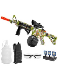 新款電動 M4a1 凝膠球槍玩具,高速水彈水彈爆能玩具,自動戶外射擊團隊遊戲玩具,非常適合戶外庭院活動團隊射擊遊戲,適合作為生日和節日禮物
