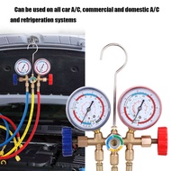 CT-536 500PSI Refrigerant Manifold Gauge Set Air Conditioning Tools with Hose and Hook for R12 R22 R404A R134A A/C Syst
