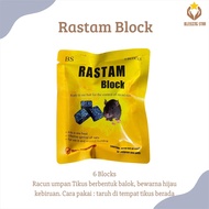 Rastam Block rat poison, bait to eradicate garden gutters