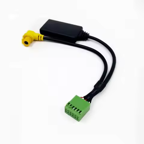 MMI 3G Bluetooth 5.0 AUX Audio Adapter, AMI 12Pin Wireless Input Replacement for Audi A4 A5 A6 C6 Q5