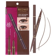 บราวอิท น้องฉัตร อายไลน์เนอร์ + ดินสอเขียนขอบตา กันน้ำ กันเหงื่อ ไม่แพนด้า Browit By NongChat HighTechnique Duo Eyeliner