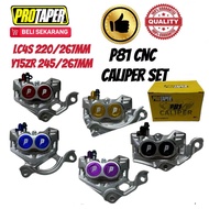 ORIGINAL PROTAPER LC134 LC4S SRL115 Y15ZR Y16 Y16ZR PROTAPER P81 CNC FRONT CALIPER WITH BRACKET SET 