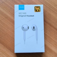 Headset Vivo Original Earphone Vivo Ori Jack 3.5mm ngeBass ada Mic dan tombol bisa untuk call VC Liv