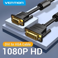 Vention DVI to VGA Cable 1080P 60Hz DVI-I 24+5 DVI I Male to VGA Male Adapter Converter for Laptop M