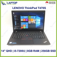 LENOVO ThinkPad T470S (i5-7/8GB/256G Premium Preowned [Refurbished]