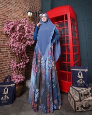 Mikhayla Series By Alya Syari Official ORI Hijab Gamis Syari Kekinian