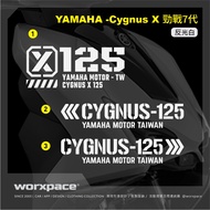 [worxpace] YAMAHA Cygnus X 125 X Military Style Tactical Locomotive Sticker t01