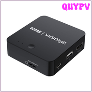 อะนาล็อก QUYPV VHS เป็นเครื่องบันทึกวีดีโอดิจิตอลตัวแปลงเอวีการจับภาพวีดิโอคมชัดบันทึกสำหรับ U Hi8 VCR DVR เทปสำหรับกล้องวิดีโอดิจิตอล APITV