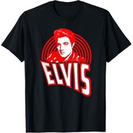 New Hot Selling Men's Clothing Featured Elvis Presley Official Spiral T-Shirt