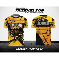 TAU GAMMA PHI 57th Anniversary Triple Spiral Sublimation T-shirt unisex comfortable and breathable C