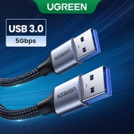 UGREEN USB A to USB A Male to Male USB to USB 3.0 Cable Compatible with External Hard Drive Laptop Cooler DVD Player TV USB 3.0 Hub Monitor Camera Set Up Box