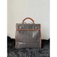 Goyard Goyard Female Bag Saint Leger Backpack Foldable Canvas Handbag Unisex Backpack