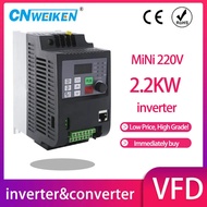 220V to 220V 0.75KW/1.5KW/2.2KW 2HP Mini VFD Variable Frequency Drive Inverter For Water Pump Motor 
