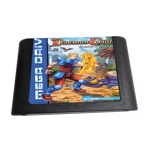 Super Cartridge Daemon Claw Origins of Nnar Games Cartridge For Sega Genesis Mega Drive 16 Bit Game 