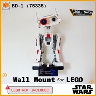 Wall Mount For Lego Star Wars BD-1 (75335)