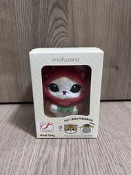 全新 Mofusand 鯊魚貓 士多啤梨貓 布偶頭套造型 公仔鎖匙扣 連造型 成人八達通