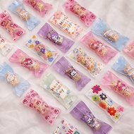 100 Pcs Cute Nougat Candy Packaging Plastic 4x9cm - Cute Cartoon Cake Candy Packaging Plastic