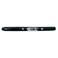 Kokuyo permanent marker fine print Twin black 10 pieces undefined - 国誉永久性标记小字双黑10件