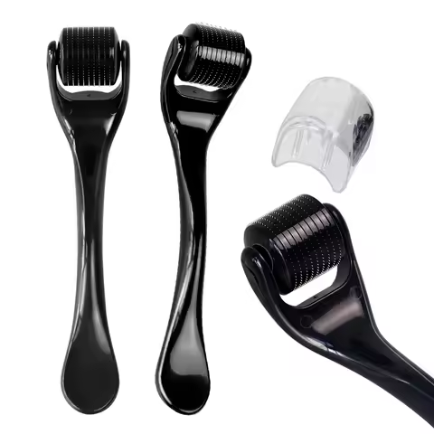 New DRS 540 Titanium Derma Roller 0.2/0.25/0.3mm Facial Skin Care Beauty Tool for Wrinkle Reduction 