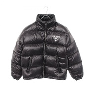 【二手】Prada PRADA 印花連帽羽絨外套 SGC089 黑色 其他羽絨外套 男士二手 A