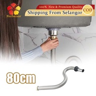Kitchen Sink Drain Sewer  Pipe Steel Washing Basin Sink Drain Pipe Extended Sink Drain Pipe Extended