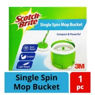 3M Scotch - Brite Single Spin Mop Bucket Set